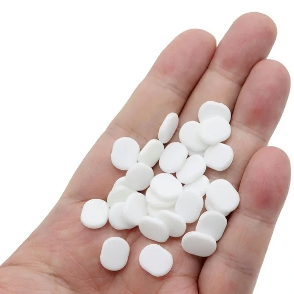 12 Pieces Earring Clip On Pads Clear and White Silicone Comfort Cushions. - Picture 4 of 5